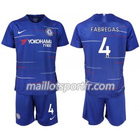 Maillot de Foot Chelsea FABREGAS 4 Enfant Domicile 2018/19 Maillot de Foot Chelsea FABREGAS 4 Enfant Domicile 2018/19